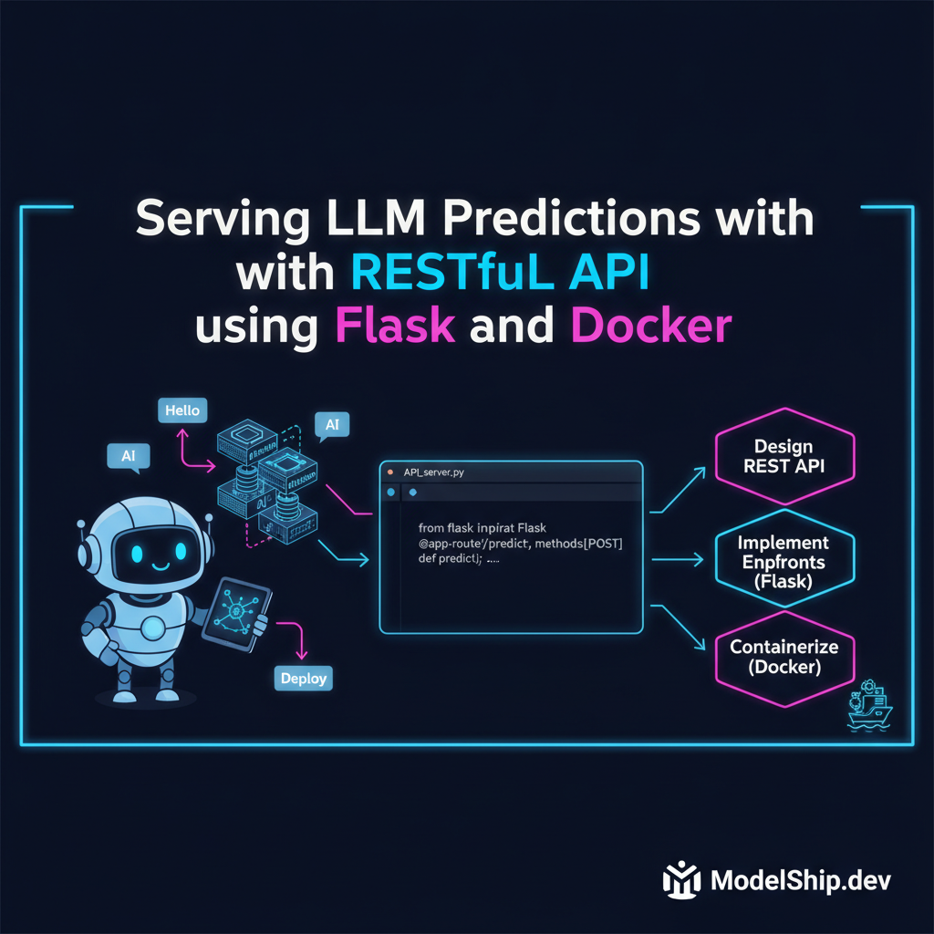 Serving LLM Predictions with RESTful API using Flask and Docker