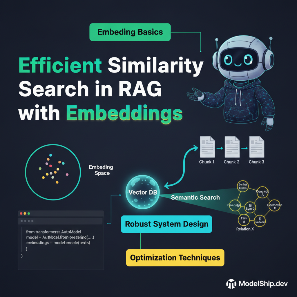 Efficient Similarity Search in RAG with Embeddings