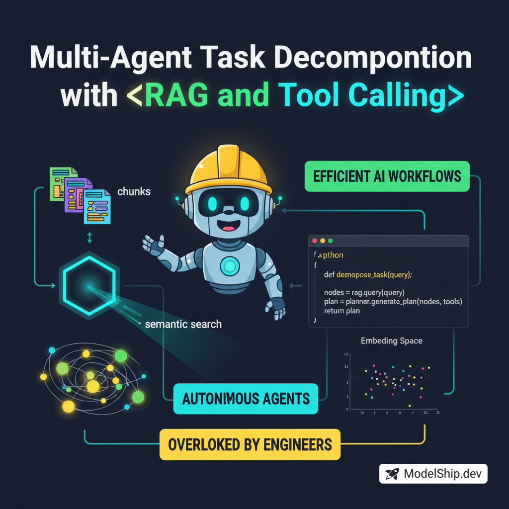 Multi-Agent Task Decomposition with RAG and Tool Calling