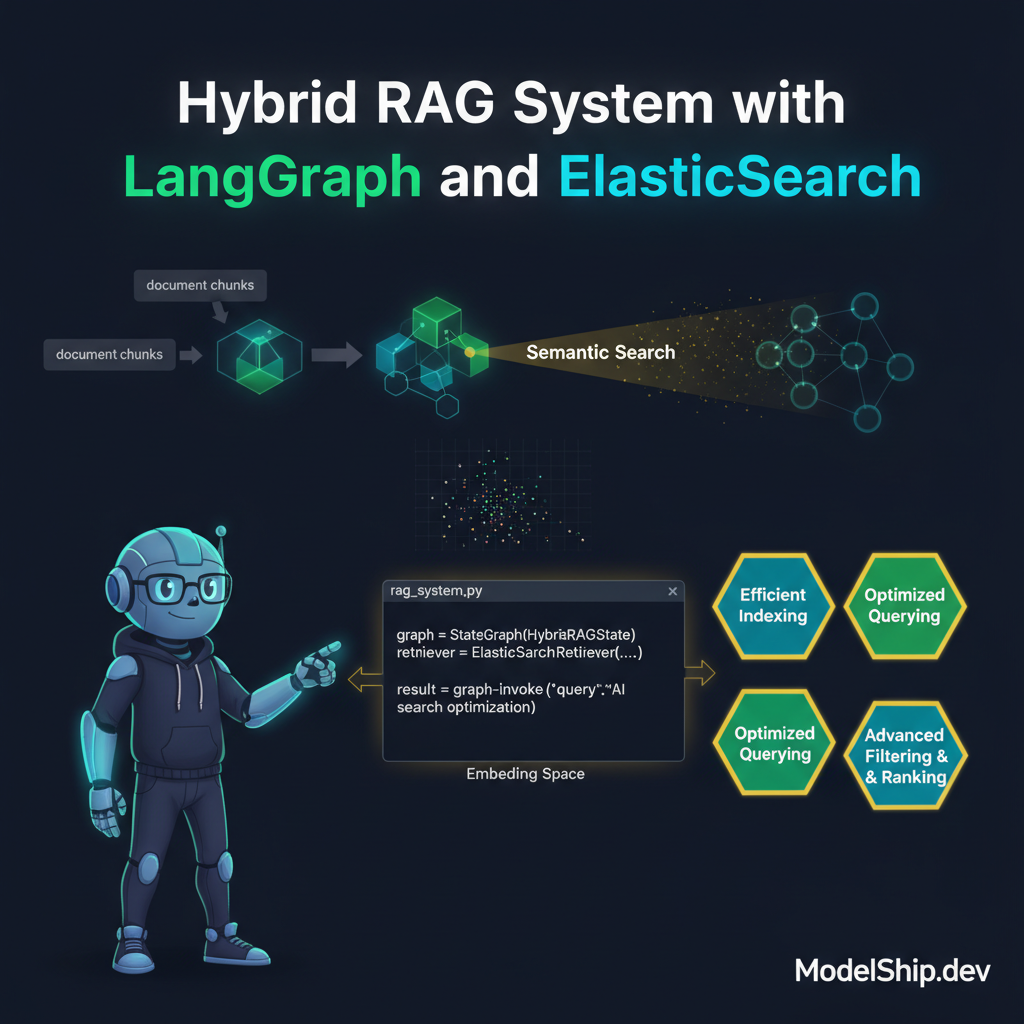 Hybrid RAG System with LangGraph and ElasticSearch