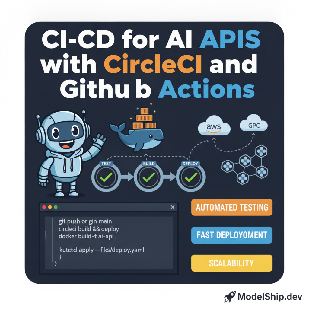 CI/CD for AI APIs with CircleCI and GitHub Actions